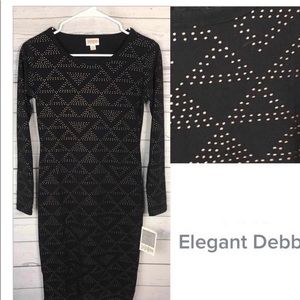 Elegant Lularoe Debbie Dress - Size Small